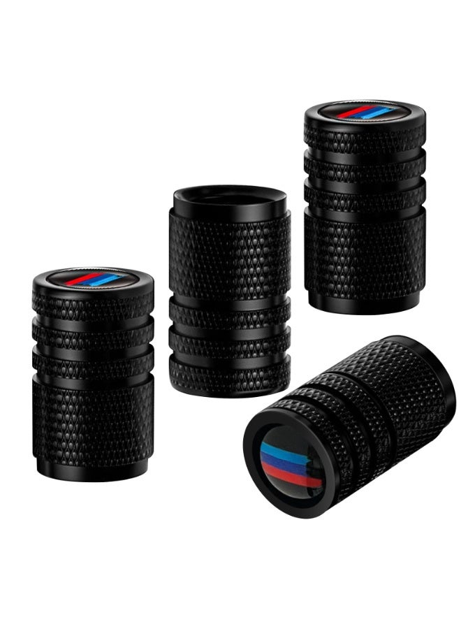 KISSUN Tire Valve Stem Cover, Metal Car Wheel Valve Stem Caps for X1 X3 M3 M5 X1 X5 X6 Z4 3 5 7 Series, Car Decoration Accessories - Image 1